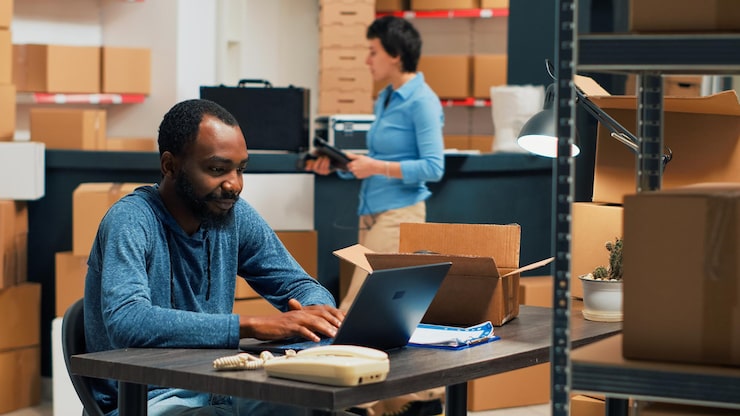 young-entrepreneurs-shipping-products-from-storehouse-looking-merchandise-boxes-before-sending-package-order-clients-checking-stock-inventory-working-logistics-tripod-shot_482257-62666